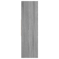 vidaXL Book Cabinet Grey Sonoma 97.5x29.5x100 cm Engineered Wood 5