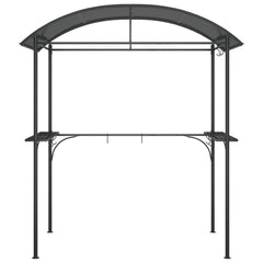 vidaXL BBQ Gazebo with Side Shelves Anthracite 220x115x230 cm Steel 3