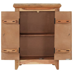 vidaXL Sideboard 55x33x75 cm Solid Wood Acacia and Reclaimed 4