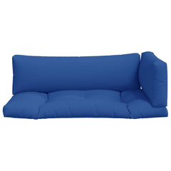 vidaXL Pallet Cushions 3 pcs Blue Fabric 4