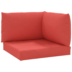 vidaXL Pallet Cushions 3 pcs Red Oxford Fabric 2
