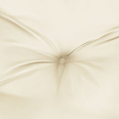vidaXL Round Cushion Cream Ø 100 x11 cm Oxford Fabric 5