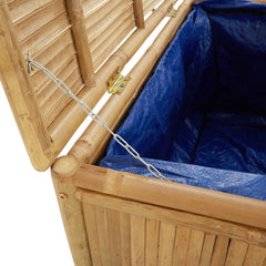 Garden Storage Box Bamboo 60 x 52 x 55 cm