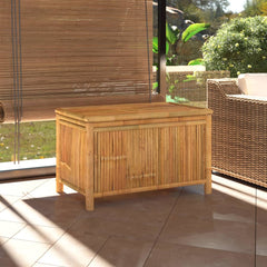 Garden Storage Box Bamboo 90 x 52 x 55 cm