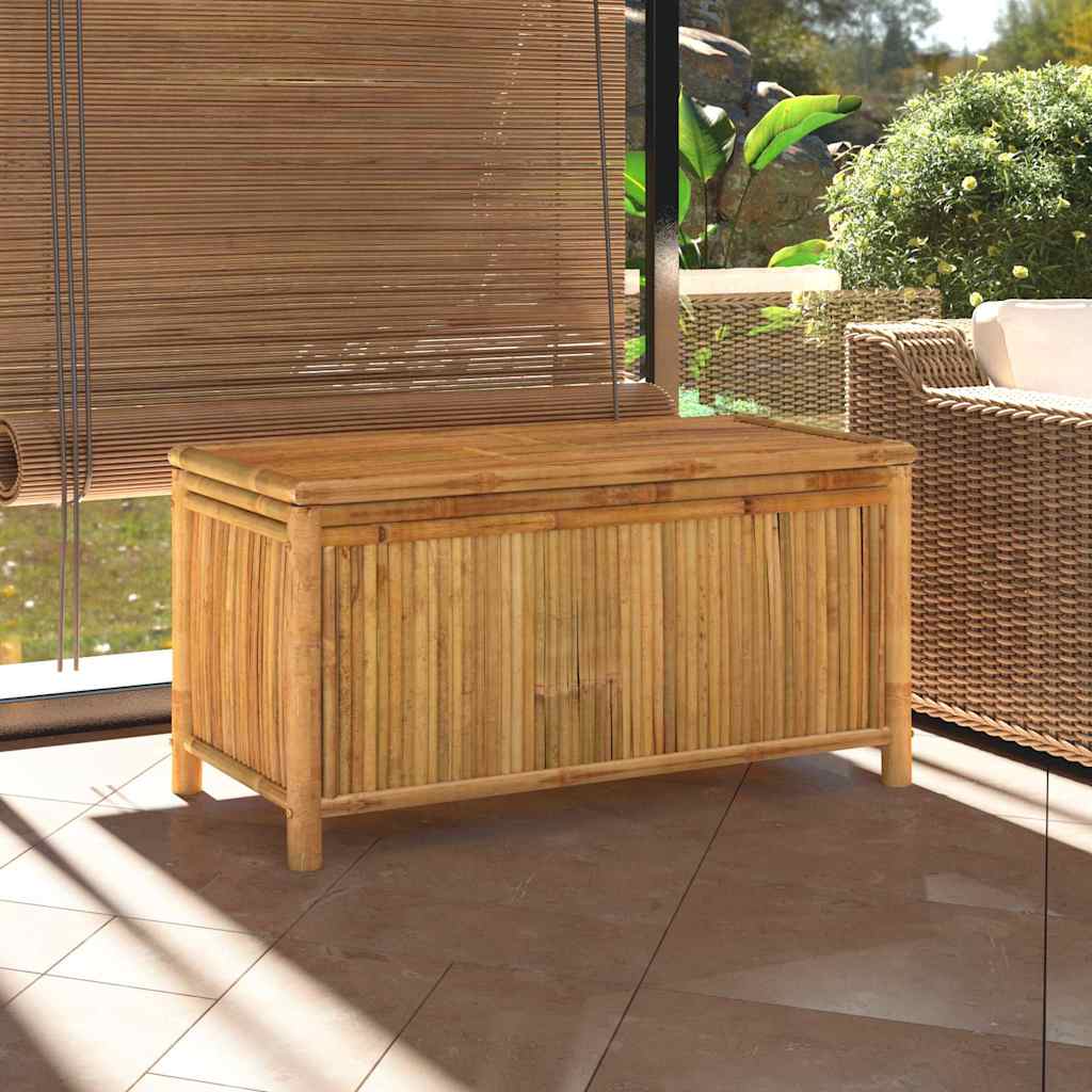 Garden Storage Box Bamboo 110 x 52 x 55 cm