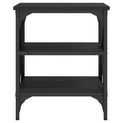 vidaXL Side Tables 2 pcs Black 40x42x50 cm Engineered Wood 6
