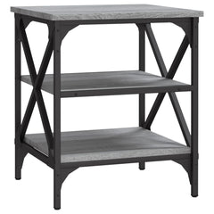 vidaXL Side Tables 2 pcs Grey Sonoma 40x42x50 cm Engineered Wood 5