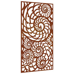 vidaXL Garden Wall Decoration 105x55 cm Corten Steel Shell Design 2