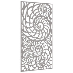 vidaXL Garden Wall Decoration 105x55 cm Corten Steel Shell Design 3