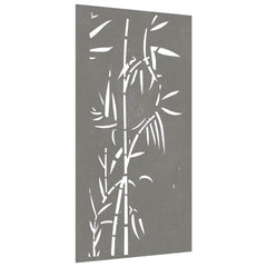 vidaXL Garden Wall Decoration 105x55 cm Corten Steel Bamboo Design 3