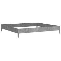 vidaXL Garden Raised Bed 100x100x18.5 cm Corten Steel 4