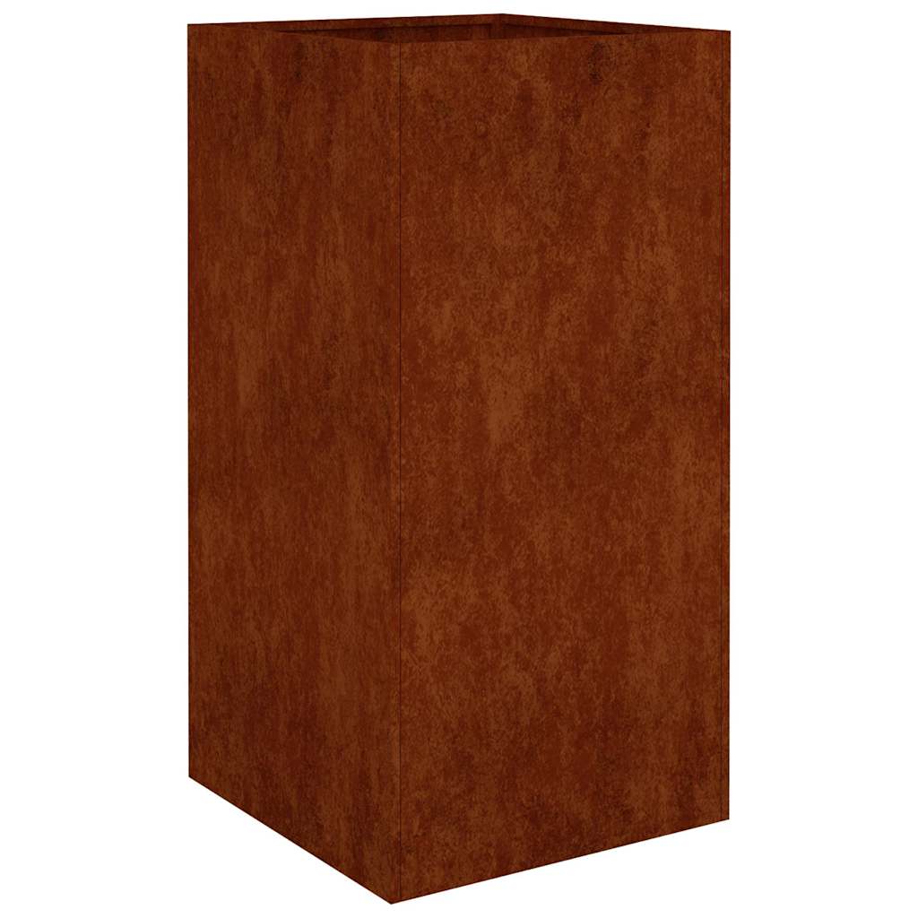 Garden Raised Bed Corten Steel Height 80 cm 40 cm 40 cm
