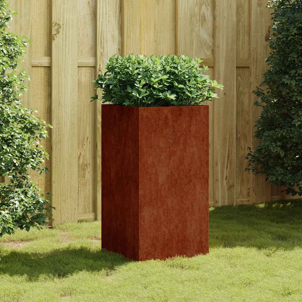 Garden Raised Bed Corten Steel Height 80 cm 40 cm 40 cm