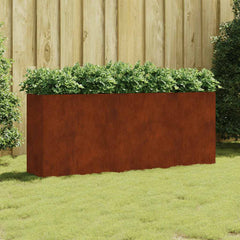 Garden Raised Bed Corten Steel Height 80 cm 200 cm 40 cm