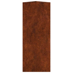 vidaXL Garden Planter 30x26x75 cm Corten Steel 6