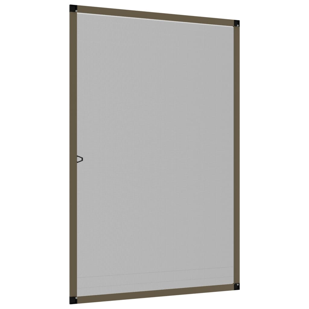 vidaXL Insect Screen for Windows Brown 80x120 cm 4
