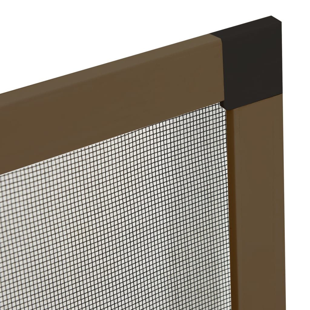 vidaXL Insect Screen for Windows Brown 80x120 cm 6