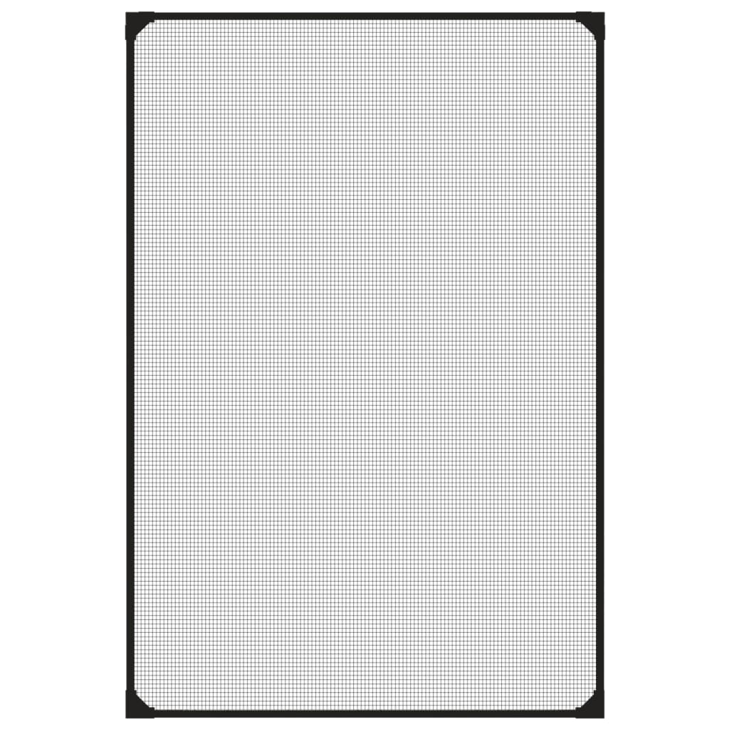 vidaXL Magnetic Insect Screen for Windows Anthracite 80x120 cm 3