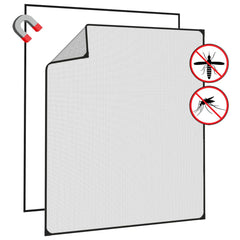 vidaXL Magnetic Insect Screen for Windows Anthracite 130x150 cm 4