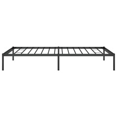 vidaXL Metal Bed Frame without Mattress Black 107x203cm 6