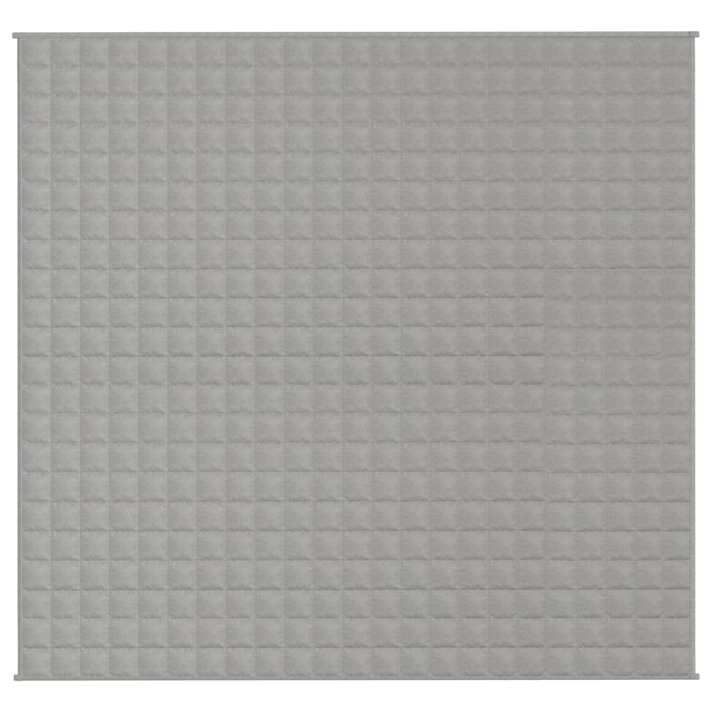 Weighted Blanket Fabric Grey 15 kg 230 cm