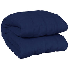 vidaXL Weighted Blanket Blue 152x203 cm 11 kg Fabric 2