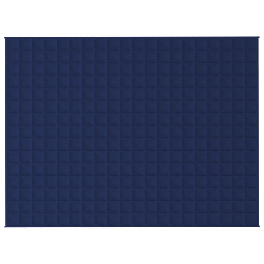 vidaXL Weighted Blanket Blue 152x203 cm 11 kg Fabric 3