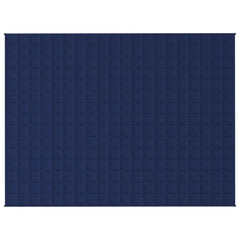 vidaXL Weighted Blanket Blue 152x203 cm 11 kg Fabric 3