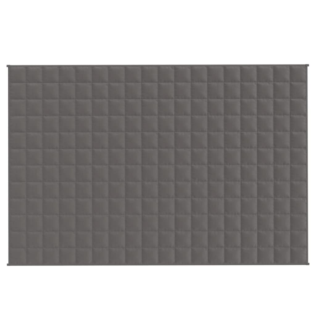 vidaXL Weighted Blanket Grey 122x183 cm 9 kg Fabric 3