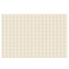 vidaXL Weighted Blanket Light Cream 122x183 cm 5 kg Fabric 3