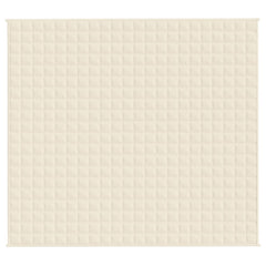 vidaXL Weighted Blanket Light Cream 200x230 cm 13 kg Fabric 3