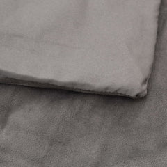 vidaXL Weighted Blanket with Cover Grey 122x183 cm 5 kg Fabric 5