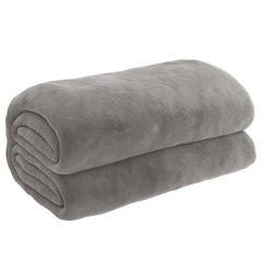 vidaXL Weighted Blanket with Cover Grey 135x200 cm Single 6 kg Fabric 2