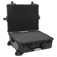 vidaXL Wheeled Flight Case Black 63x50x23 cm PP 4