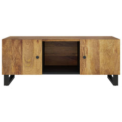 vidaXL Coffee Table 100x54x40 cm Solid Wood Mango&Engineered Wood 4