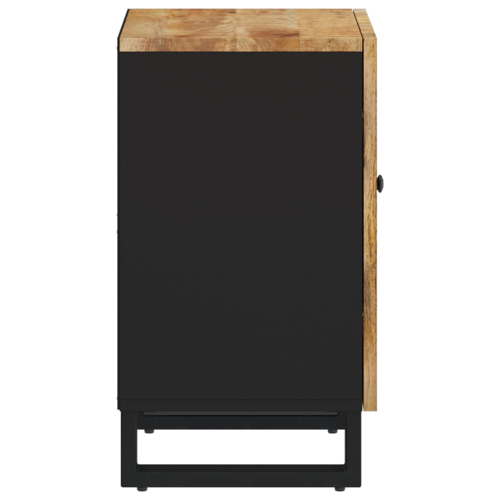 vidaXL Bathroom Cabinet 38x33x58 cm Solid Wood Mango 5