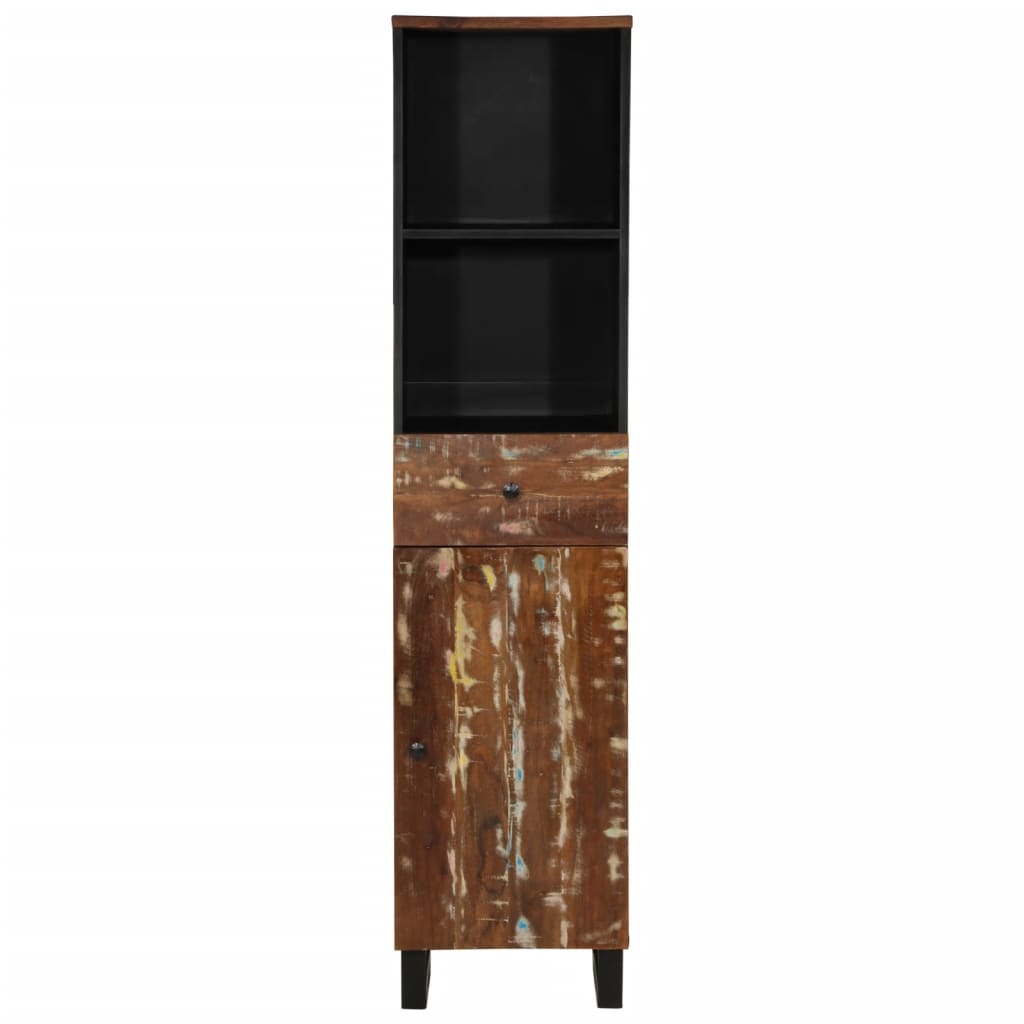 Bathroom Cabinet 38x33x160 cm Solid Wood Mango Multicolour