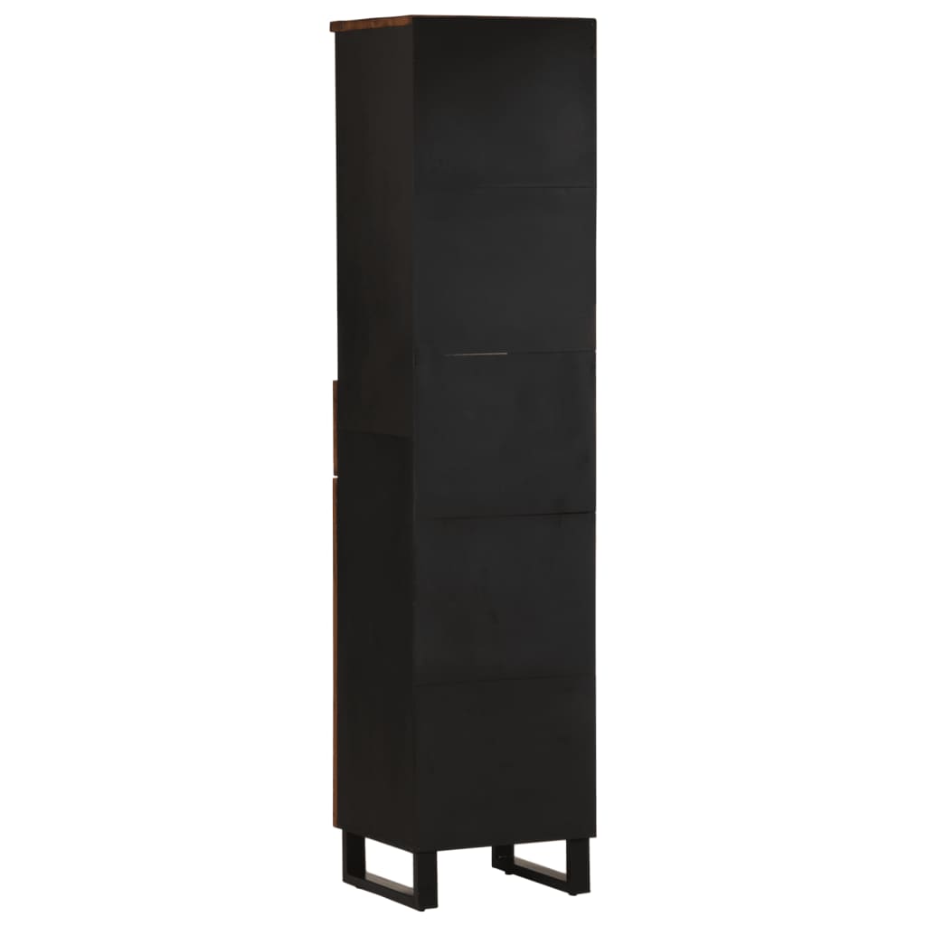 Bathroom Cabinet 38x33x160 cm Solid Wood Mango Multicolour
