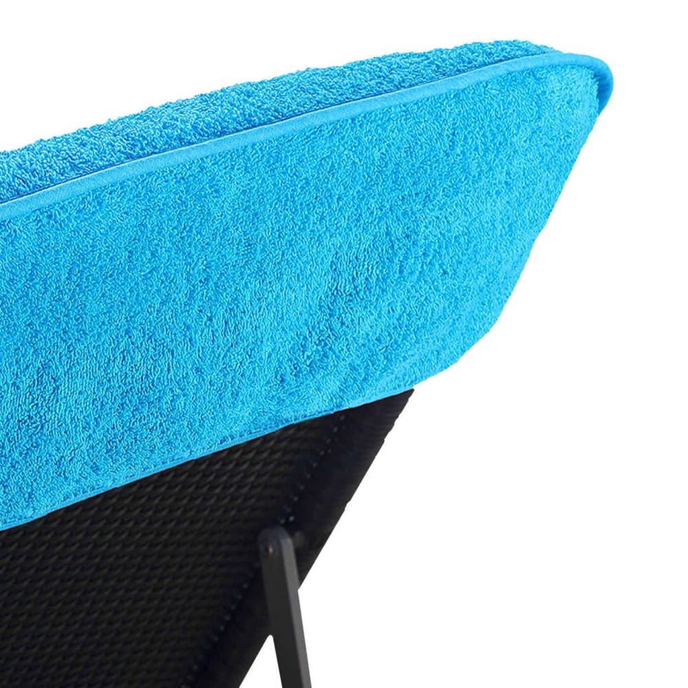 Beach Towels 2 pcs 75x200 cm Fabric 400 GSM Turquoise