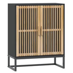 vidaXL Sideboard Black 60x30x75 cm Engineered Wood 2