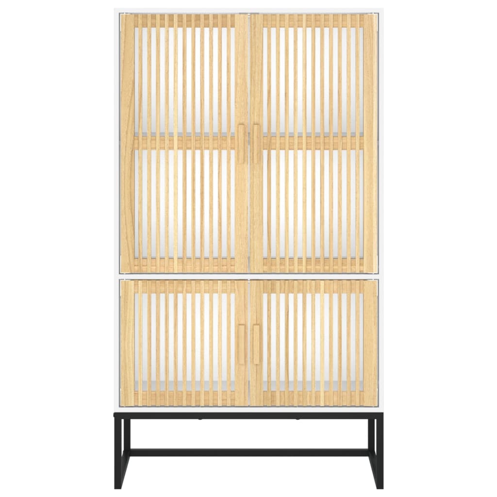 vidaXL Highboard White 70x35x125 cm Engineered Wood 5