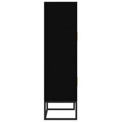 vidaXL Highboard Black 70x35x125 cm Engineered Wood 6