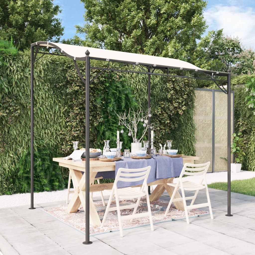 Canopy 2x2,3 m 180 g/m² Fabric and Steel Cream