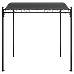 Canopy 2x2,3 m 180 g/m² Fabric and Steel Anthracite