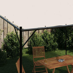 vidaXL Gazebo White 4x4 m 180 g/m² Fabric and Steel 3