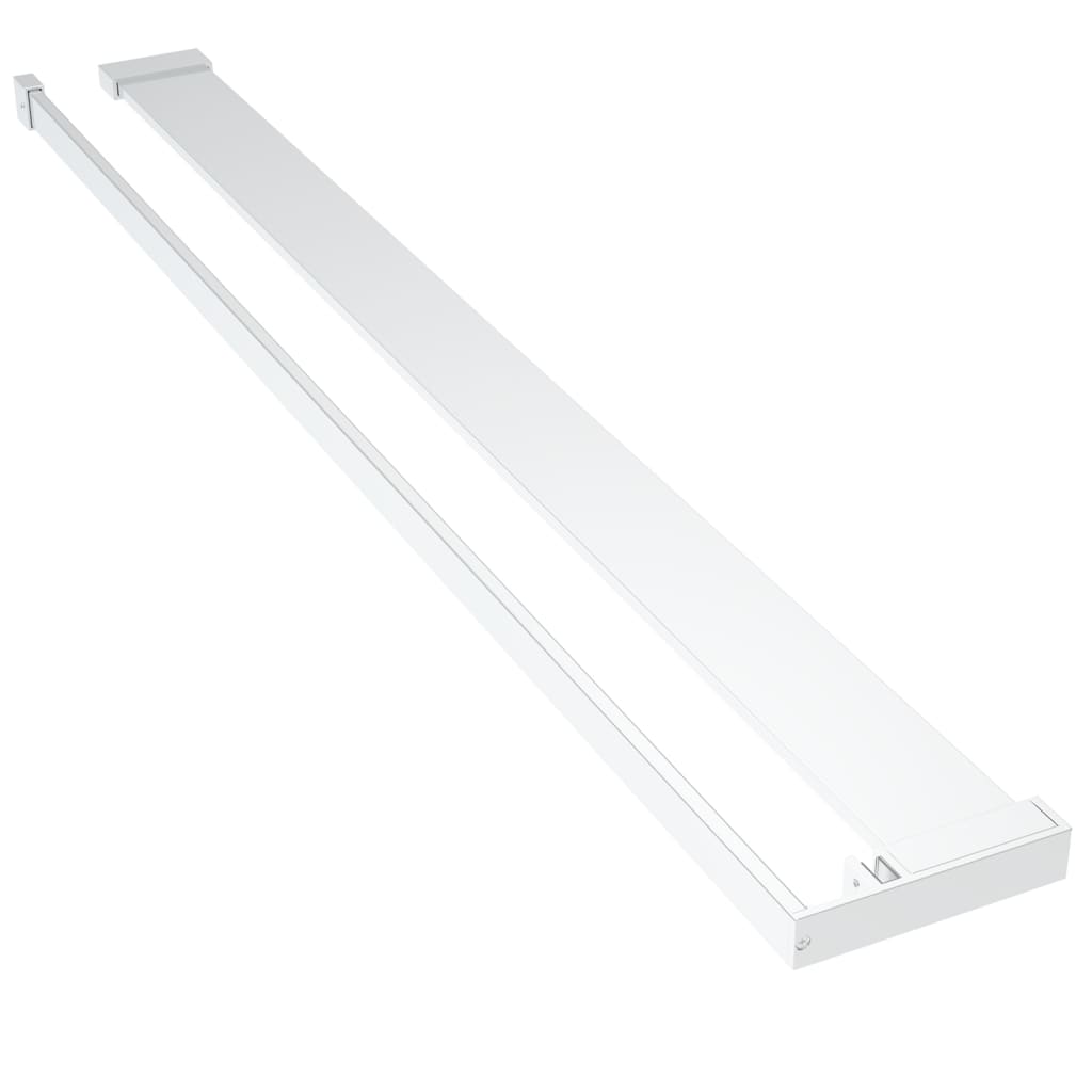 vidaXL Shower Shelf for Walk-in Shower Wall Chrome 80 cm Aluminium 2