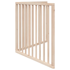 vidaXL Dog Gate Foldable 2 Panels 160 cm Poplar Wood 6