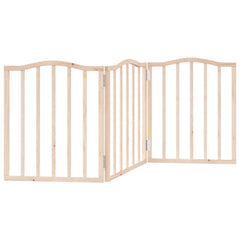 vidaXL Dog Gate Foldable 3 Panels 150 cm Poplar Wood 6