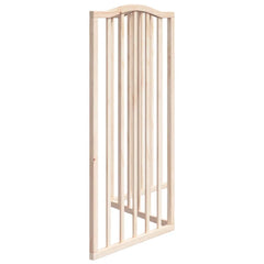 vidaXL Dog Gate Foldable 3 Panels 150 cm Poplar Wood 5