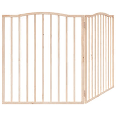 vidaXL Dog Gate Foldable 2 Panels 160 cm Poplar Wood 6